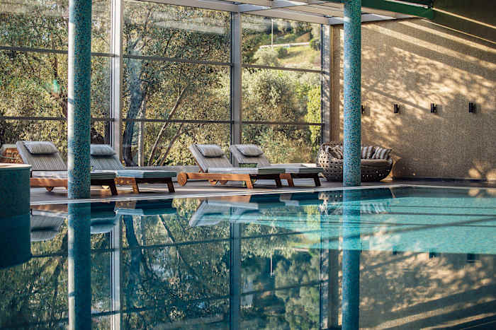 Views from the pool at Maestral Resort & Casino